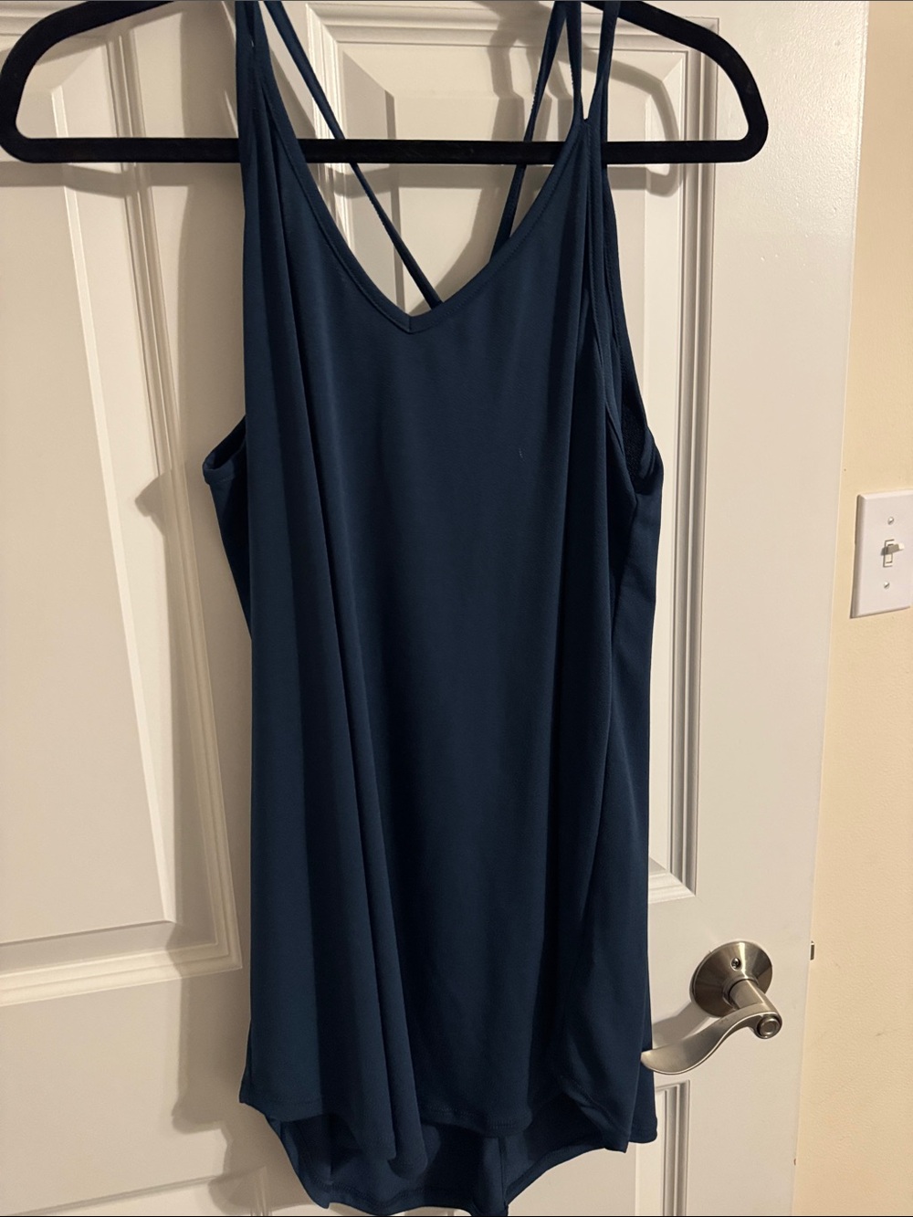 LuLaRoe Teal Double-Strap V-Neck Cami